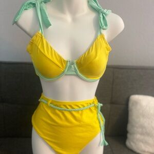 Yellow bikini